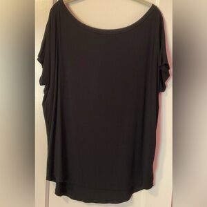 Express Black Sleeveless Relaxed Top